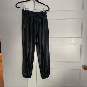 BLANK NYC faux leather jogger size 27